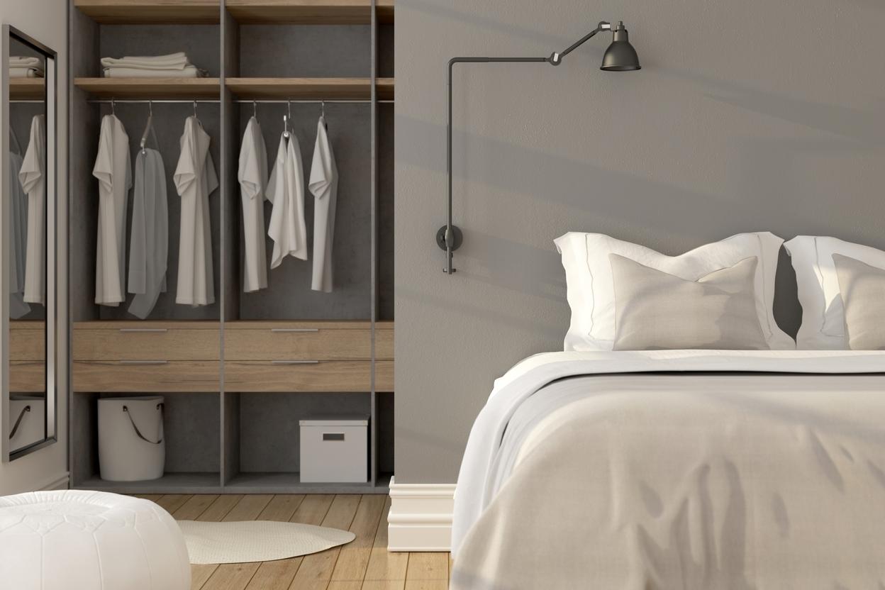 Offener Kleiderschrank Schlafzimmer - Möbelplaner Offener Kleiderschrank Schlafzimmer